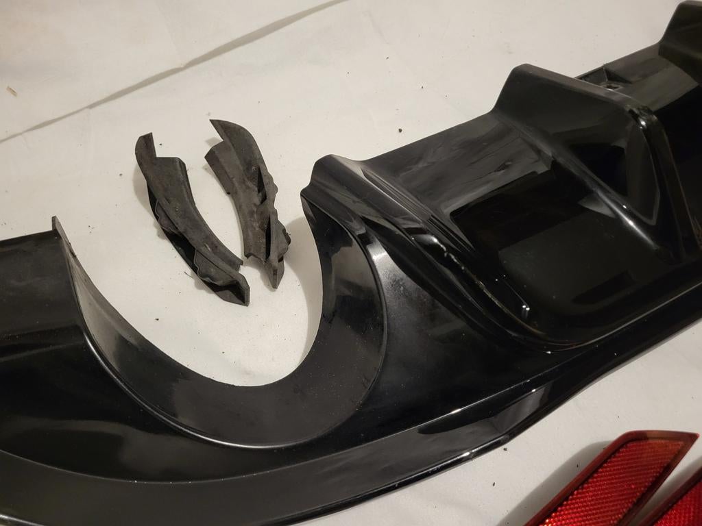 2x GOLF 7 7,5 VOLKSWAGEN ONDER SPOILER / DIFFUSER, Gebruikt, Volkswagen, Ophalen of Verzenden, Achter