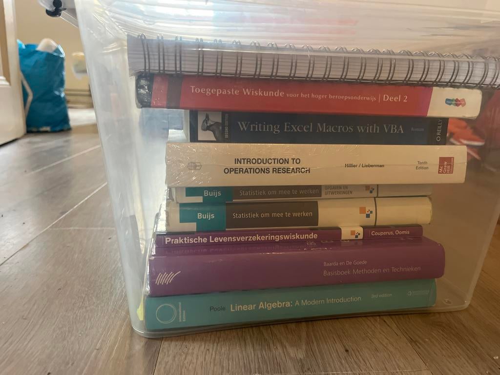 Oude studieboeken toegepaste wiskunde - HBO, Boeken, Studieboeken en Cursussen, Ophalen of Verzenden, Beta, Gelezen, HBO