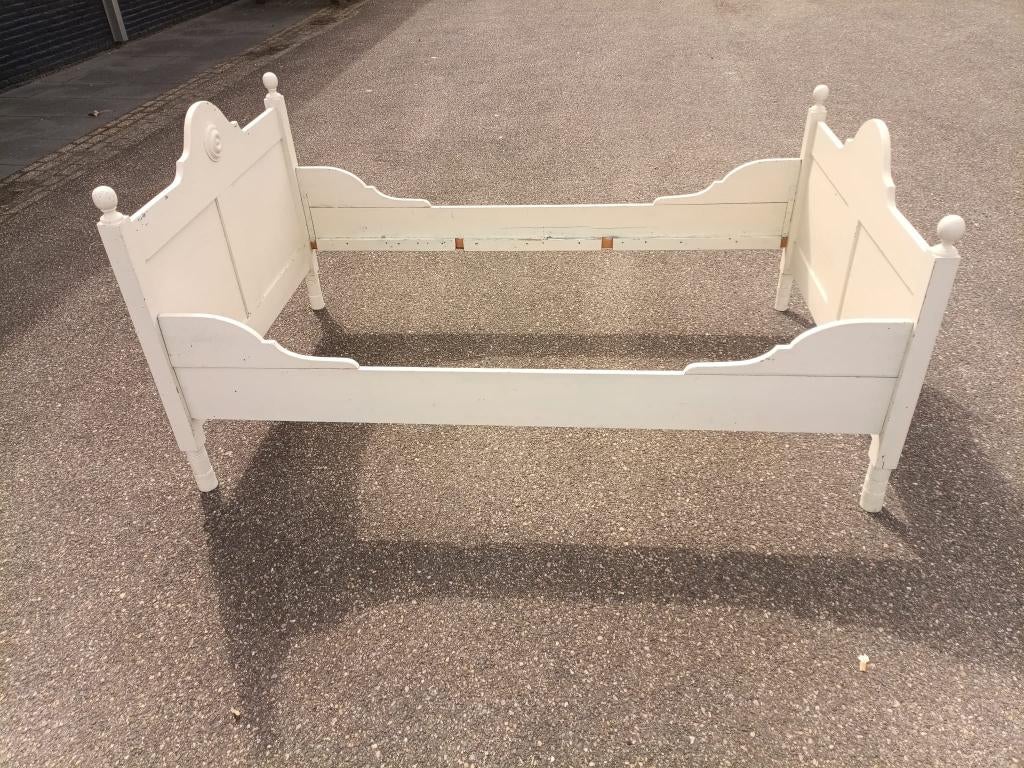 bed, Gebruikt, Eenpersoons, 120 cm, Hout