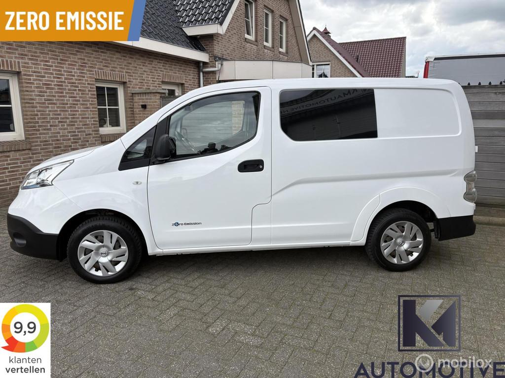Nissan e-NV200 Business 40 kWh|SoH 94,6%|Camera|Cruisecontrl, Auto's, Bestelauto's, Stoelverwarming, Wit, 220 km, 2 stoelen