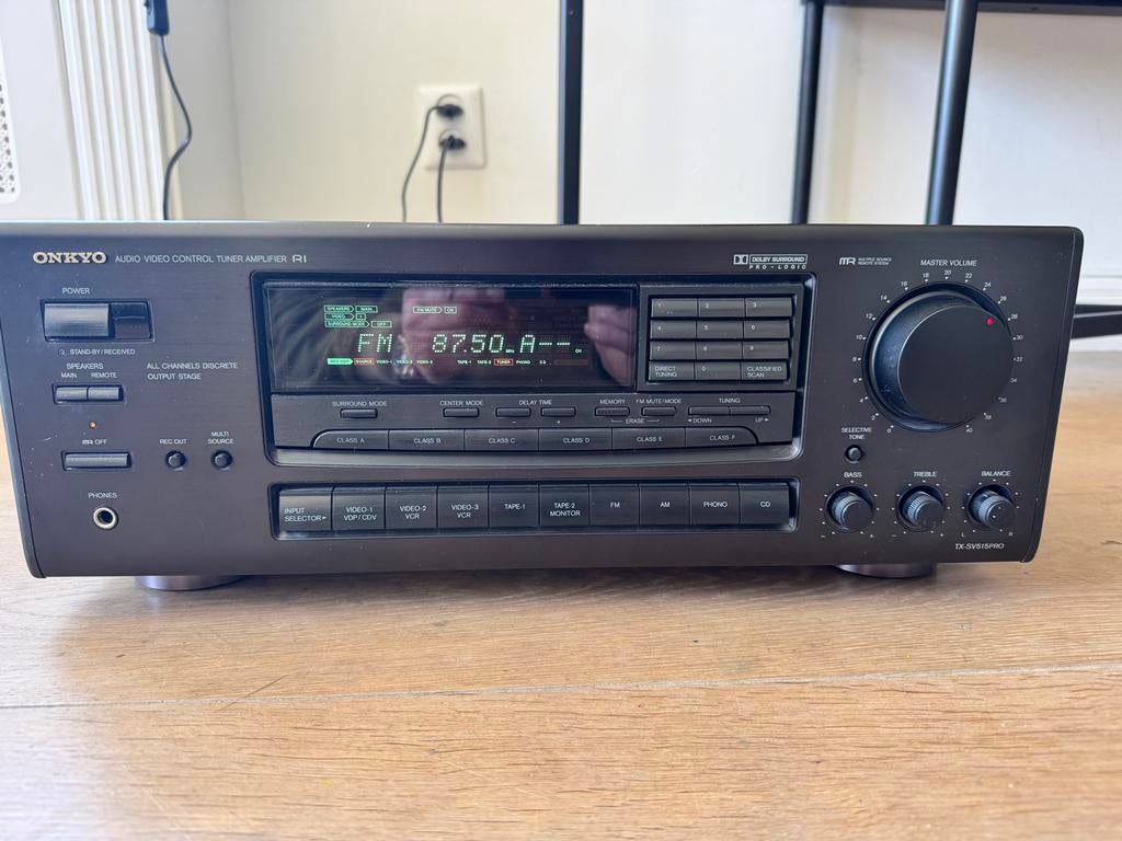 Onkyo Audio Video Control Tuner Amplifier R1 TX-SV515PRO, Audio, Tv en Foto, Versterkers en Receivers, Ophalen of Verzenden, 60 tot 120 watt