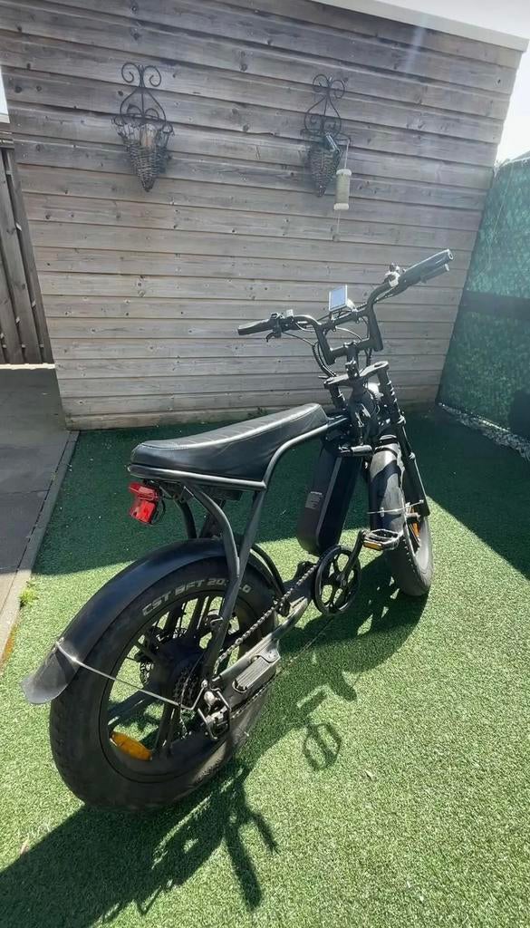 OUXI Fat Bike V8 | Zwart | Opvoerbaar | Nagenoeg Nieuw, Zo goed als nieuw, 59 cm of meer, 50 km per accu of meer, Ophalen