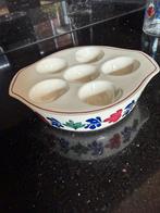 Boerenbont slakken/escargot schaal, puntgaaf, Ophalen of Verzenden, Aardewerk, Boerenbont, Schaal of Schalen