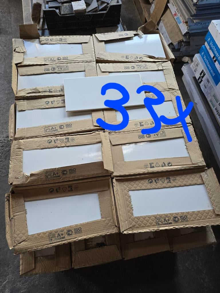 Mooie partij tegels 33 vierkante meter, Ophalen, Nieuw, 20 tot 40 cm, 10 m² of meer