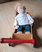 Jongens stoere stoffen- lapjespop, Ophalen of Verzenden, Gebruikt, Pop