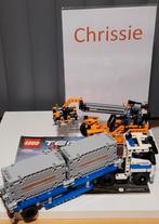 Lego Technic 42062 Container Transport met handleiding, Ophalen, Zo goed als nieuw