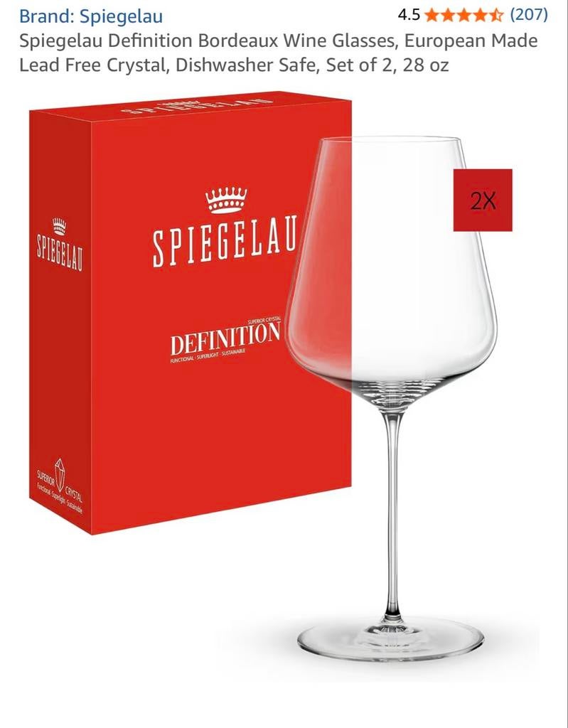 Spiegelau wijnglazen - zo goed als nieuw, Ophalen, Glas of Glazen, Overige stijlen, Glas