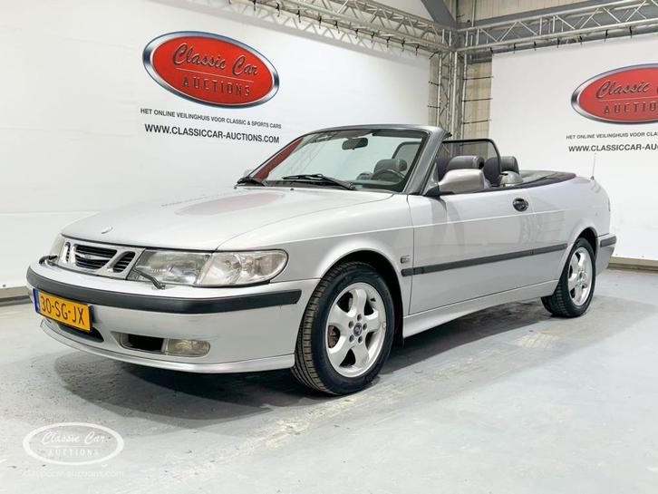 Saab 900 9-MRT   - ONLINE AUCTION, Auto's, Saab, Bedrijf, Saab 900, Benzine, F, Cabriolet, Automaat, Geïmporteerd, Zilver of Grijs