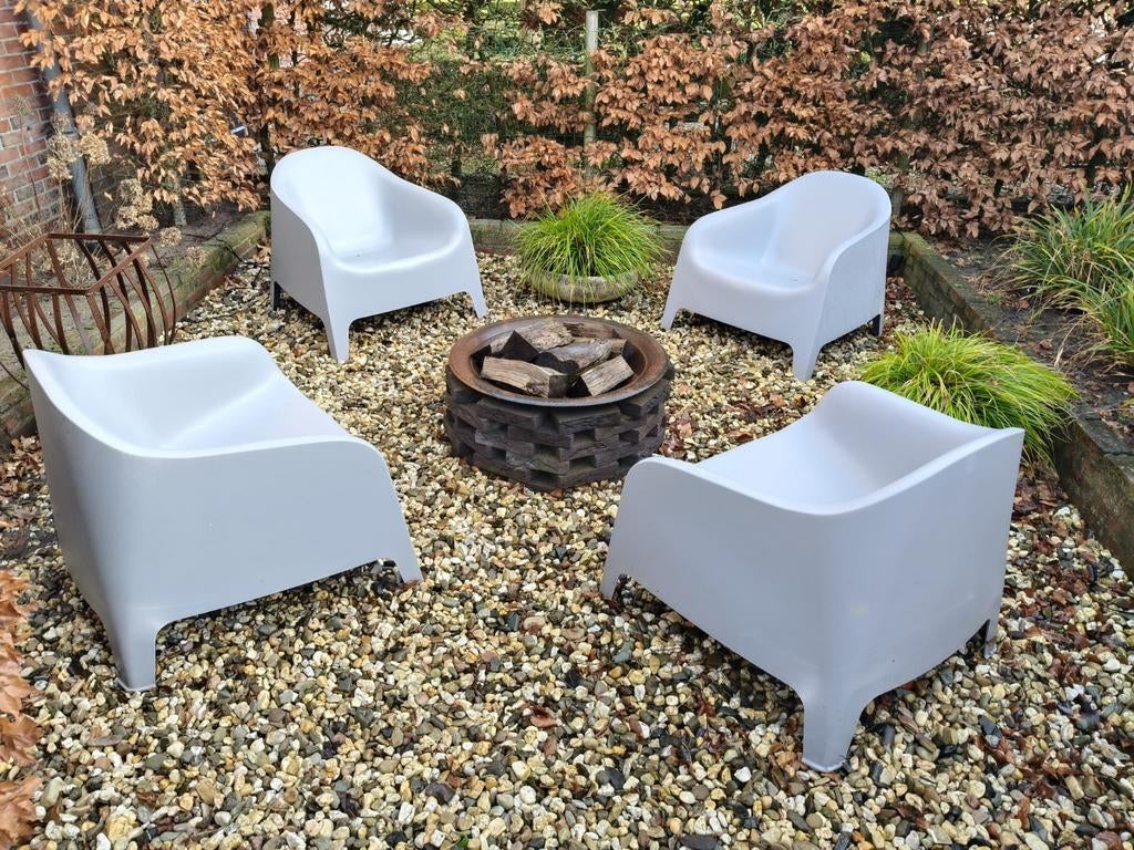 4 x IKEA tuinstoel, Tuin en Terras, Ophalen of Verzenden, Gebruikt, Kunststof