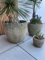 Bloempot, Ophalen, Rond, Zo goed als nieuw, Aardewerk