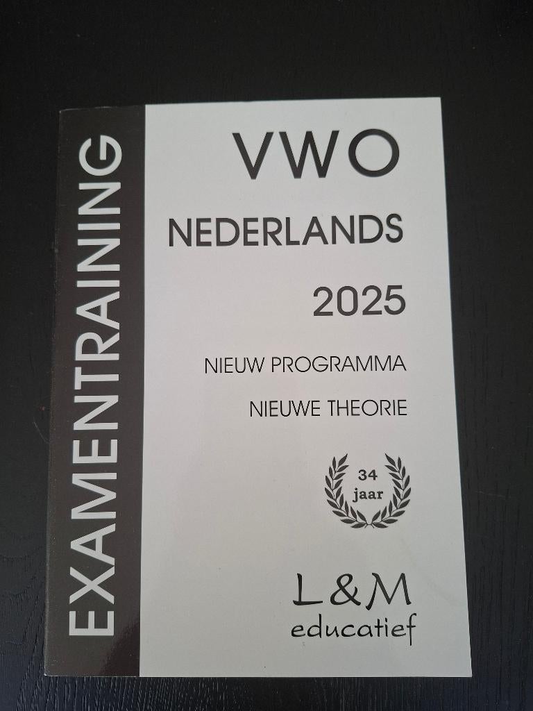 Examentraining Nederlands VWO 2025, Ophalen, Zo goed als nieuw, VWO, Nederlands