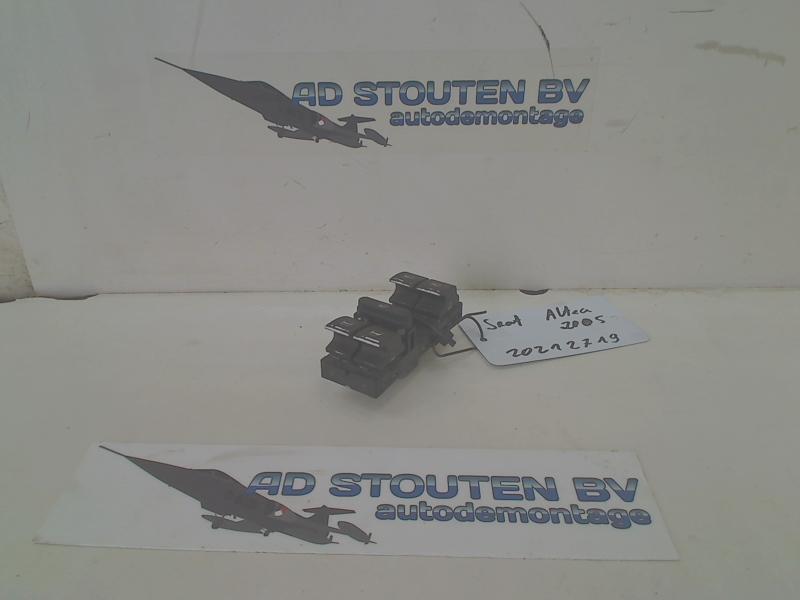Raamschakelaar Links Voor Seat Altea (5P1) 2005 1K4959857, Service@seat.de, Seat, Seat Deutschland GmbH, Gebruikt