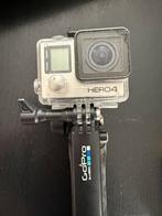 GoPro Hero 4 + 3 batt + veel acc. + luxe case – complete set, Audio, Tv en Foto, Actiecamera's, Ophalen of Verzenden, Zo goed als nieuw