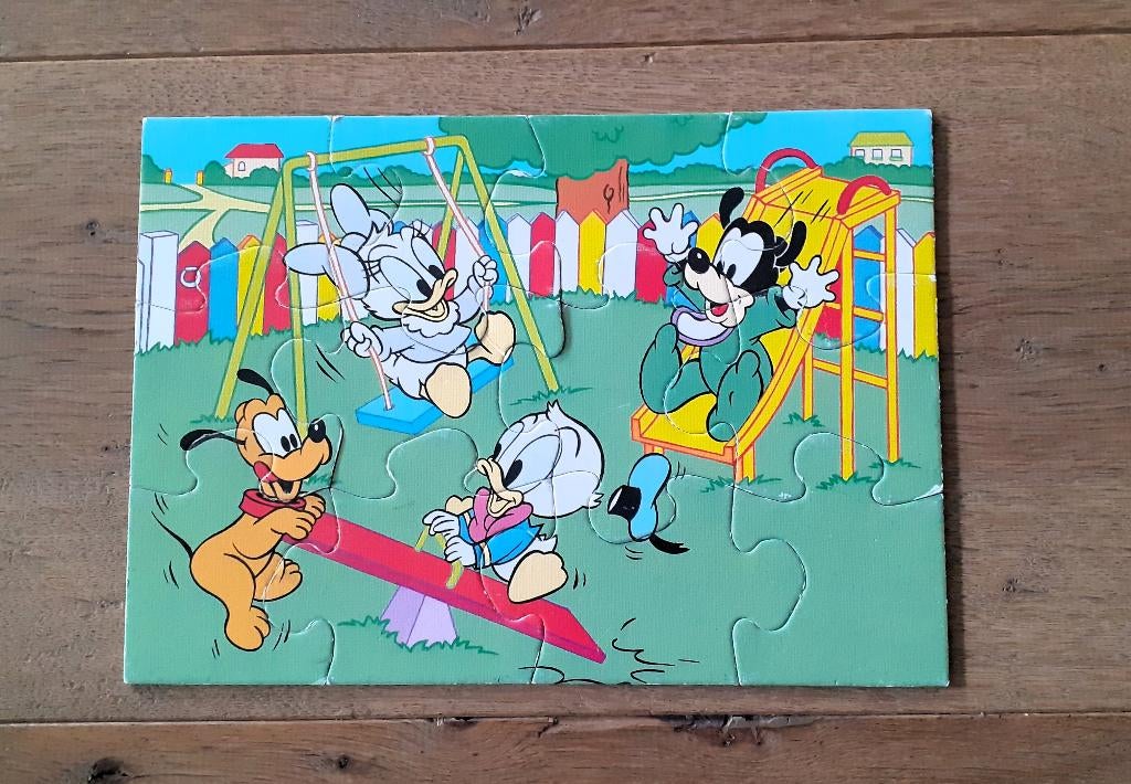 Puzzel Donald Duck, Ophalen of Verzenden, 10 tot 50 stukjes, Zo goed als nieuw, 2 tot 4 jaar