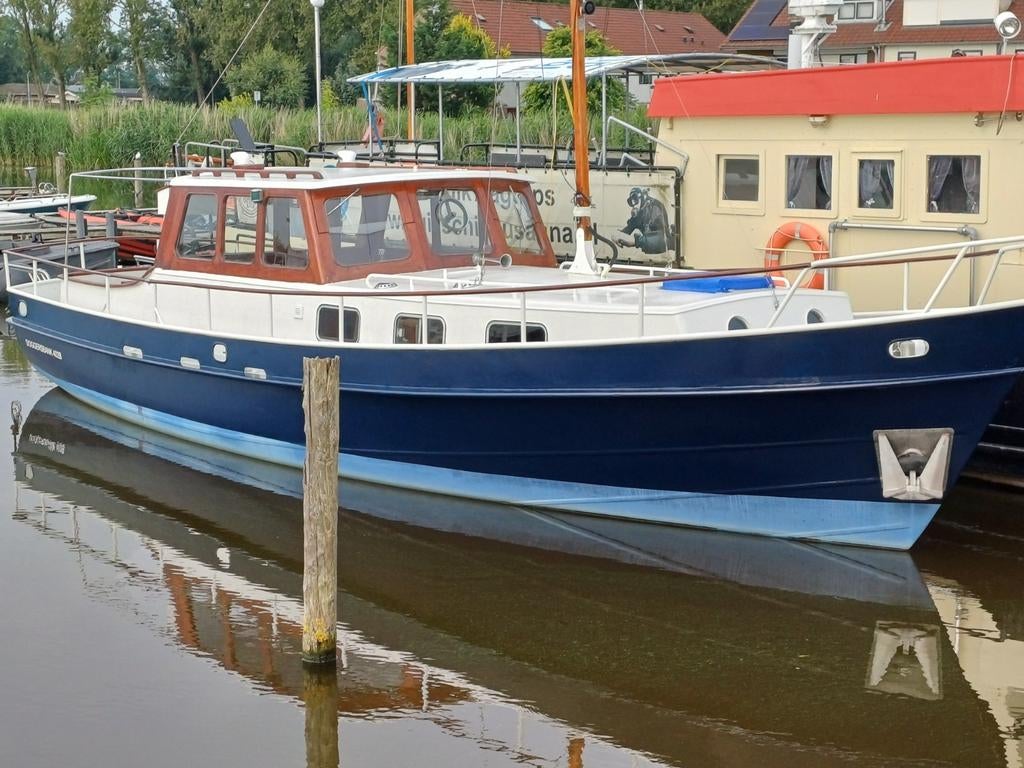 Doggersbank 402b vripack spiegelkotter 12.5 x 4 meter, Watersport en Boten, Ophalen, Staal, 50 pk of meer, Diesel