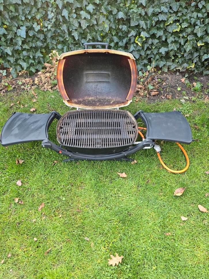 Weber Q200 Gasbarbecue met nieuwe gasslang!, Tuin en Terras, Gasbarbecues, Gebruikt, Ophalen