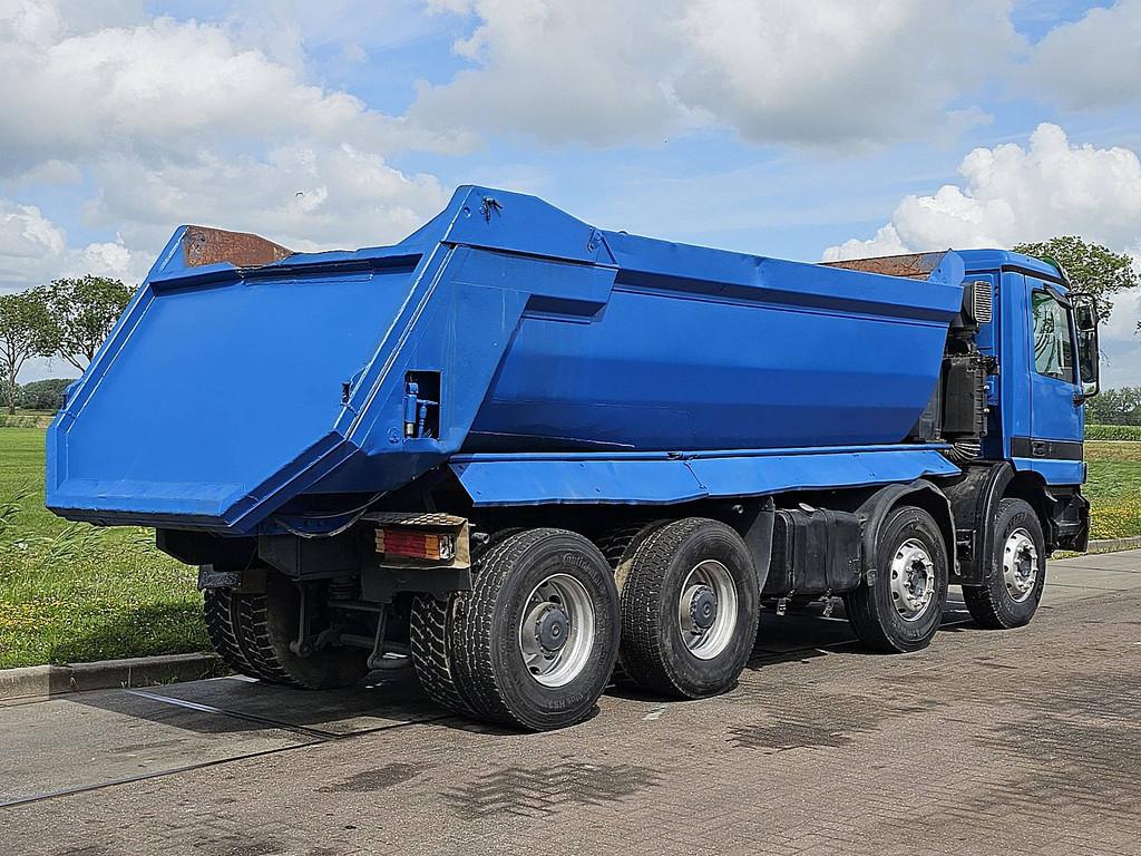 MERCEDES-BENZ ACTROS 3240 8x4 full steel, Auto's, Traction-control, Blauw, Mercedes-Benz, Bedrijf