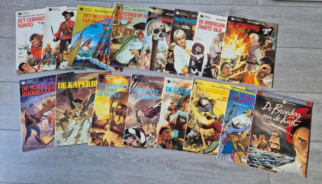 Roodbaard, Boeken, Meerdere stripboeken, Ophalen of Verzenden, Gelezen