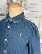 Ralph Lauren meisjes denim plissé bloesje maat 6, Overhemd of Blouse, Ralph Lauren, Ralph Lauren EU, Verzenden