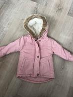 Roze winterjas met teddy voering en bontkraagje, Ophalen of Verzenden, Zo goed als nieuw, Meisje, Jasje