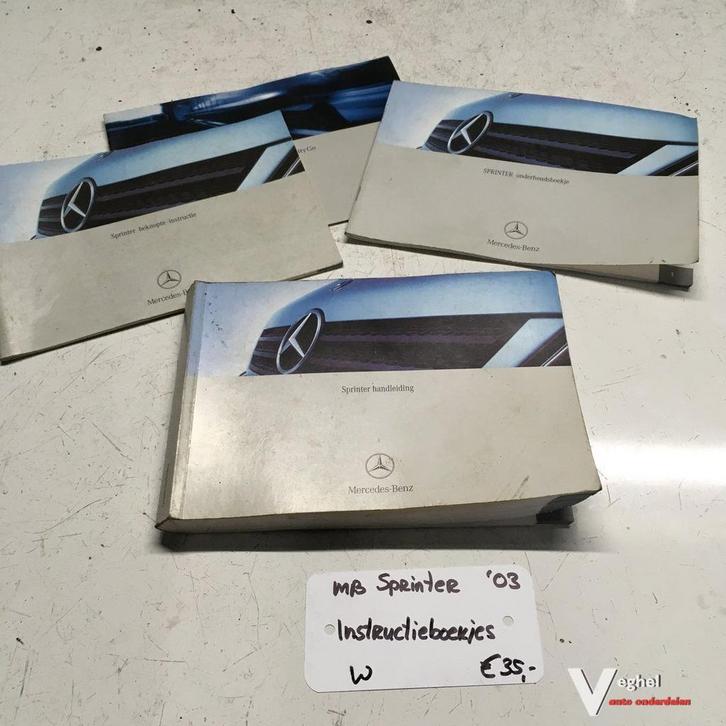 Mercedes Sprinter 2003  Instructieboekjes, Auto diversen, Handleidingen en Instructieboekjes, Ophalen of Verzenden