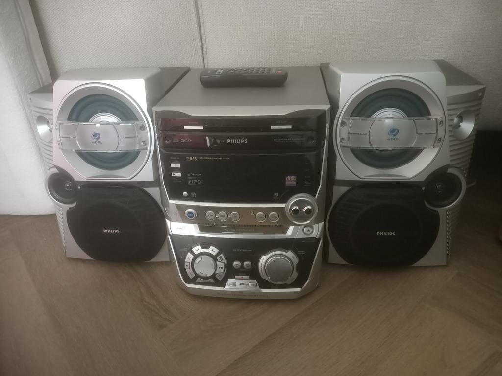 Philips FW-R55 CD Recordable Mini Hifi Systeem., Ophalen, Philips, Gebruikt, Tuner of Radio