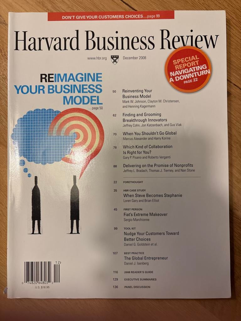 Harvard Business Review - December 2008, Ophalen of Verzenden, Gelezen, Overige typen
