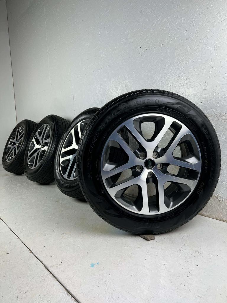 Originele Land Rover Defender velgen 20" 5x120 all-season, Niet ingevuld, Gebruikt, 255 mm, Banden en Velgen