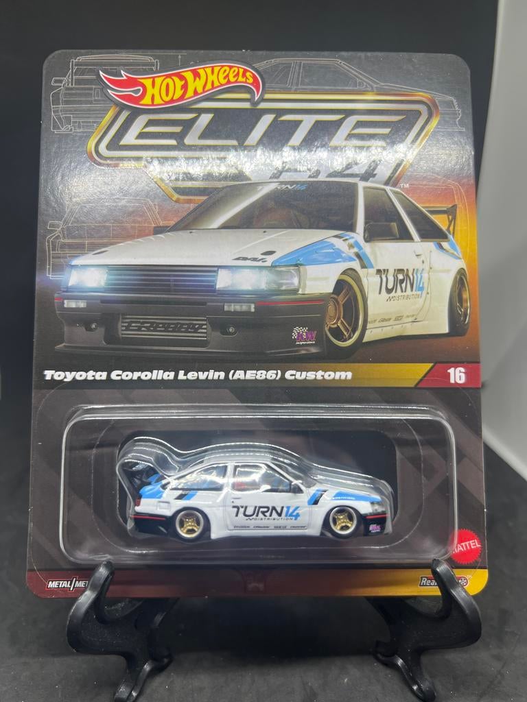 Hot Wheels Elite Toyota Corolla Levin (AE86) Custom, Ophalen of Verzenden, Nieuw, Auto