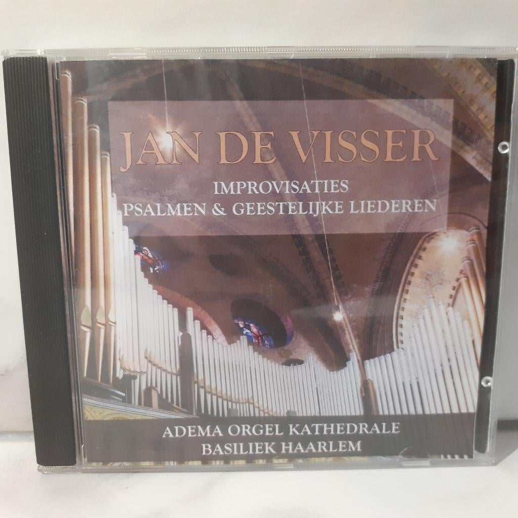 orgelcd Jan de Visser Improvisaties over Psalmen & Geestelij, Ophalen of Verzenden, Gebruikt, Overige genres