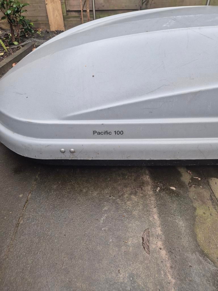 Te Thule dakkoffer met dragers voor daktiels compleet, Ophalen of Verzenden