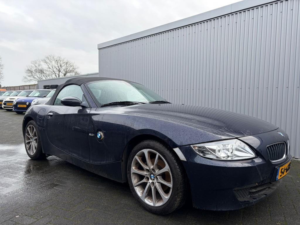Bmw Z4 2.0i Motor defect, Auto's, BMW, Bedrijf, Z4, Benzine, Euro 4, D, Cabriolet, Handgeschakeld, Origineel Nederlands, Blauw