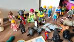 Grote partij Playmobil met boekjes en figuren, Ophalen, Gebruikt