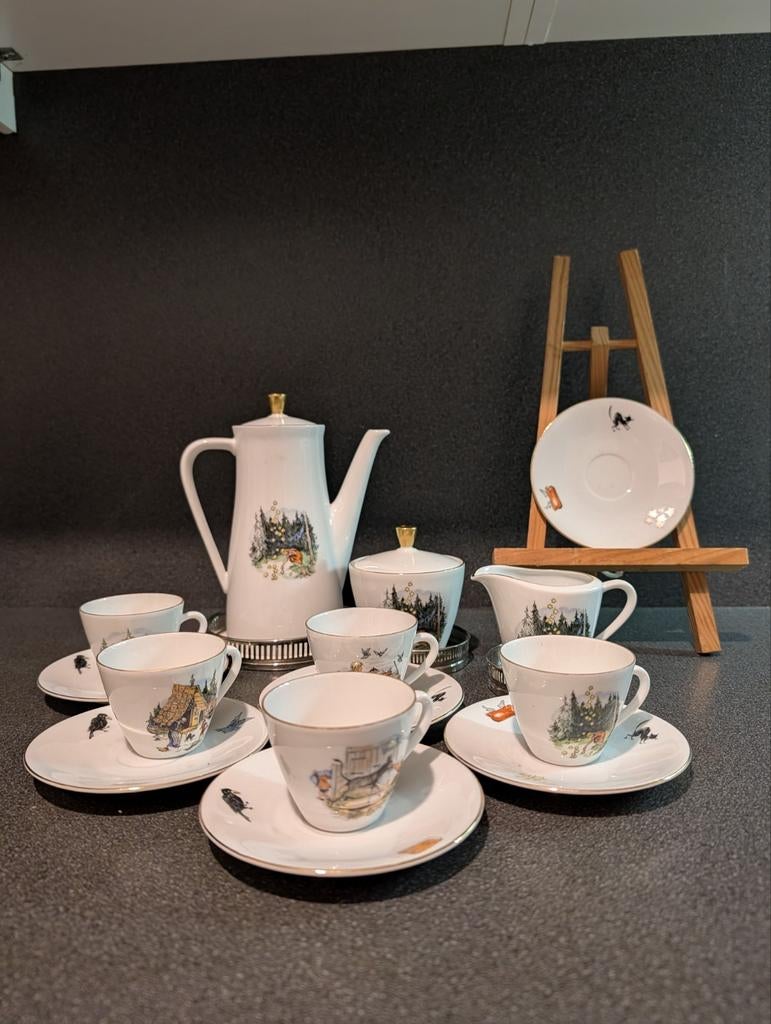 Seltmann Weiden Kinderservies Porselein – Grimm Sprookjes, Antiek en Kunst, Ophalen of Verzenden