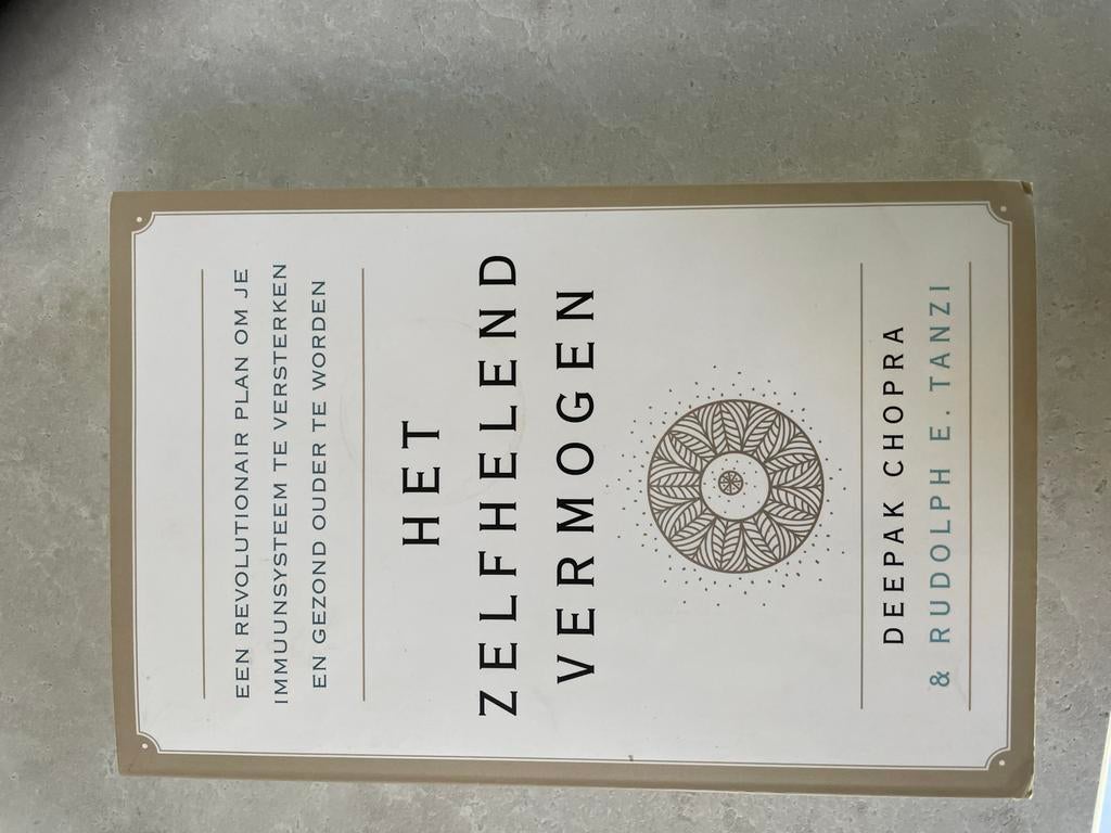 Het Zelfhelend Vermogen - Deepak Chopra & Rudolph E. Tanzi, Boeken, Ophalen, Gelezen, Gezondheid en Conditie