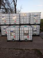 Ibc 1000 liter watertank grote regenton kan bezorgd worden, Ophalen, Kunststof, Gebruikt, Met kraantje