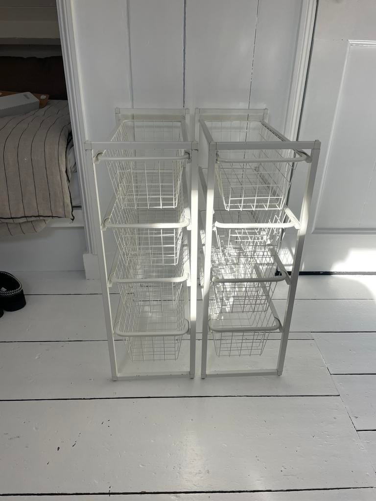 Ikea Jonaxel draadmanden opbergrekken 2 stuks, Ophalen, Gebruikt