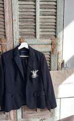 Prachtig gevoerd wollen jasje van RALPH LAUREN Size 10 (38), Maat 38/40 (M), Blauw, Nieuw, Ophalen of Verzenden