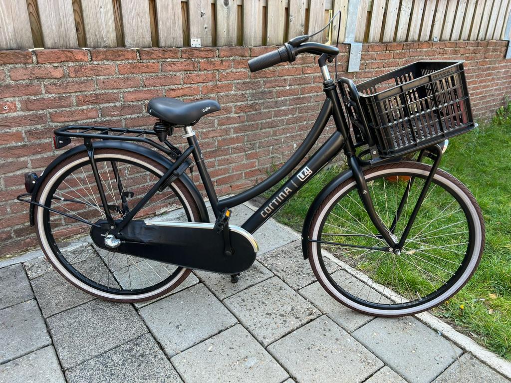 Meisjesfiets Cortina U4 Transport  26 inch, Fietsen en Brommers, 53 tot 56 cm, Ophalen, Zo goed als nieuw, Versnellingen