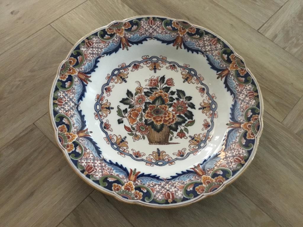 Makkum bord 1046 - Onbeschadigd decoratief wandbord, Ophalen