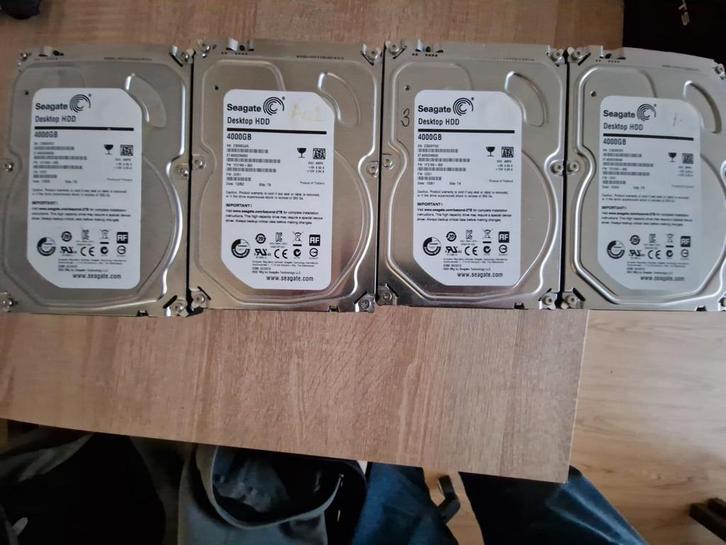 Seagate Desktop HDD 4TB - Gebruikt en Leeg, Computers en Software, Harde schijven, Desktop, Ophalen of Verzenden
