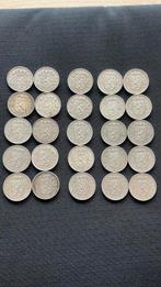 25 zilveren guldens Juliana 1954-1967, Postzegels en Munten, Munten | Nederland, Ophalen of Verzenden, Koningin Juliana, 1 gulden