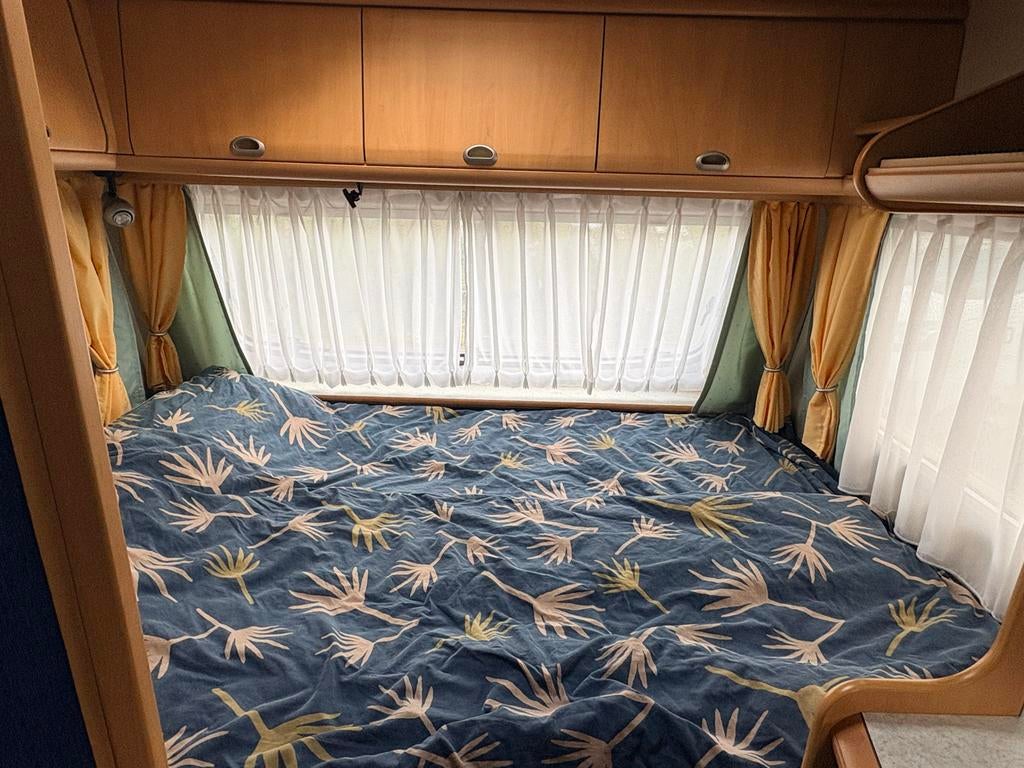 Hobby tourcaravan, Vast bed, Rondzit, Hobby, Koelkast