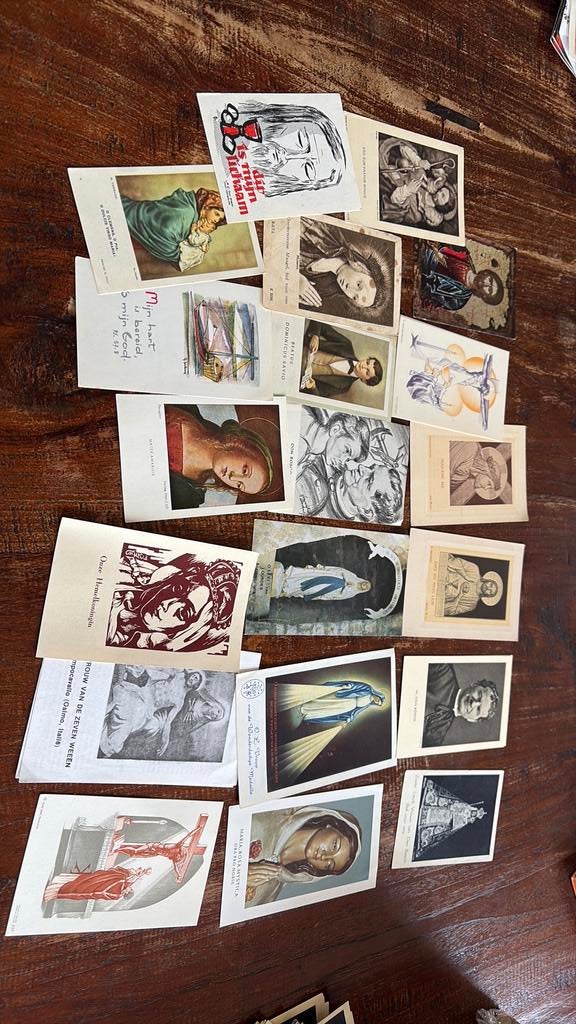 20 verschillende jezus maria don bosco prentjes, Ophalen of Verzenden