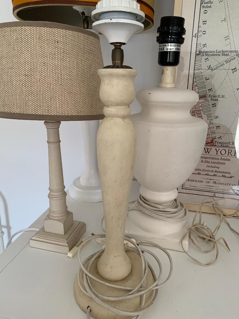 te koop diverse lampenvoeten, Gebruikt, Ophalen of Verzenden, Minder dan 50 cm, Brocante
