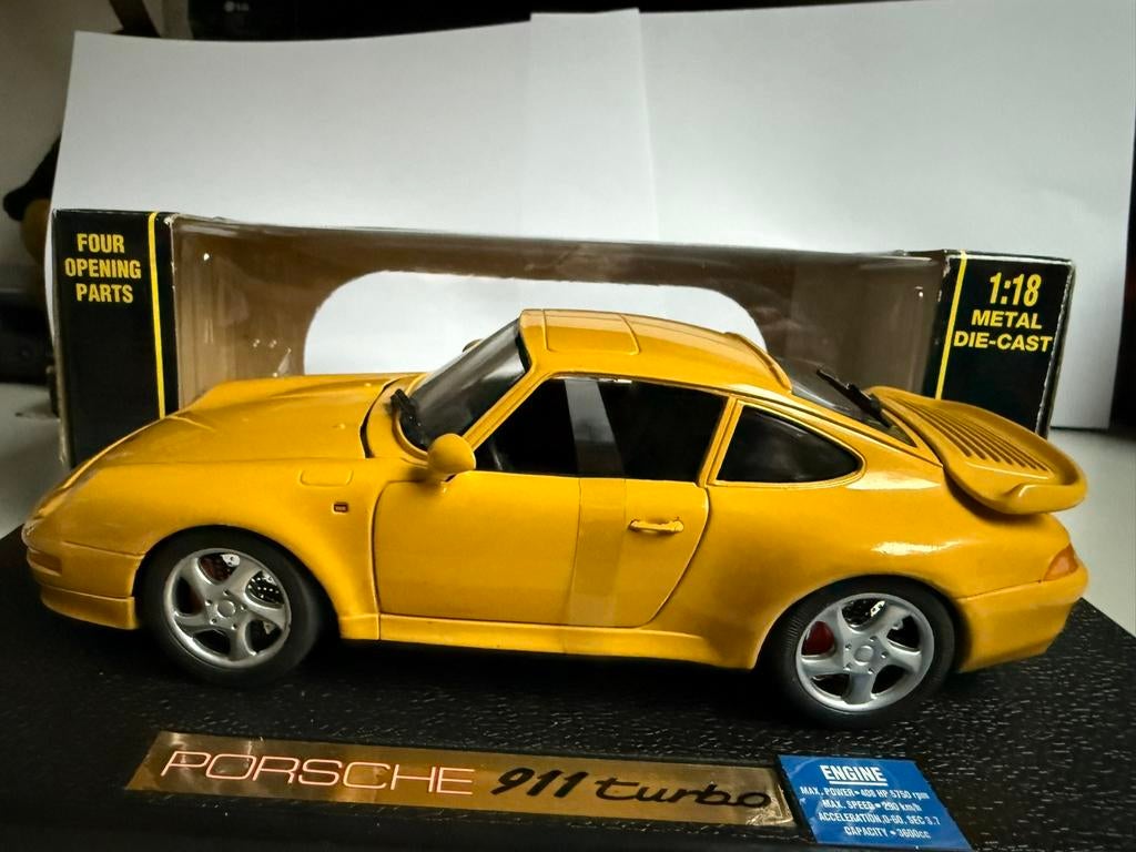 Te koop een nieuwe modelauto Porsche 911 turbo, Ophalen, Nieuw, Auto, Anson