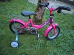 Roze kinderfiets Corvino, 12 inch met zijwieltjes, Fietsen en Brommers, Fietsen | Kinderfietsjes, Ophalen, Zijwieltjes, Gebruikt