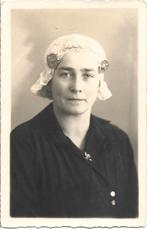 Leeuwarden-Foto Modern-Wirdumerdijk 14-Dec 1934-Foto-Dame, Ophalen of Verzenden, 1920 tot 1940, Ongelopen, Friesland
