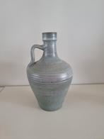 Karaf / kruik keramiek grijs, Huis en Inrichting, Woonaccessoires | Vazen, Overige kleuren, Aardewerk of Porselein, Ophalen of Verzenden