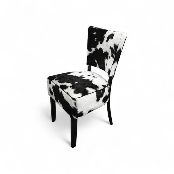 Bistro stoel in koeienhuid, Huis en Inrichting, Stoelen, Ophalen of Verzenden